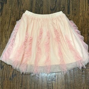 NWT Girls Crewcuts Pink Tulle Skirt Size 8